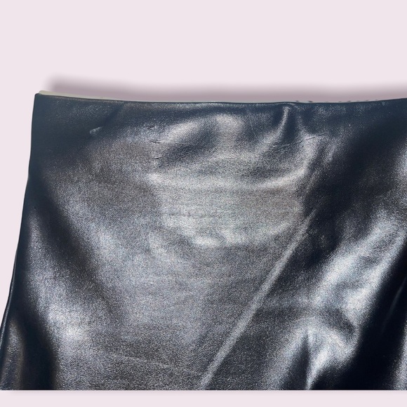 LEATHER SKIRT - BLACK ✨ - Picture 6 of 7